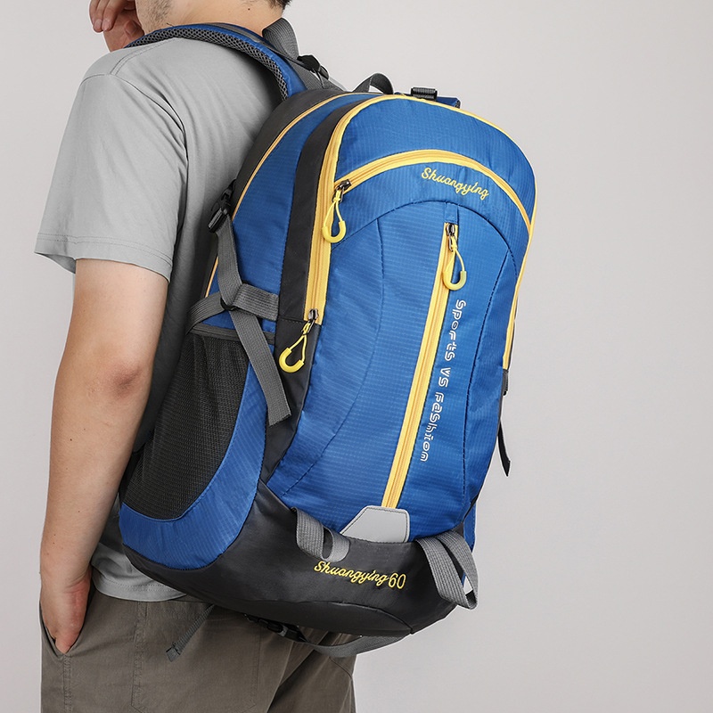 Zaino da trekking ActiveGo Outdoor da 60 litri, leggero, da viaggio, da uomo, impermeabile, sportivo, da donna_voghion.com