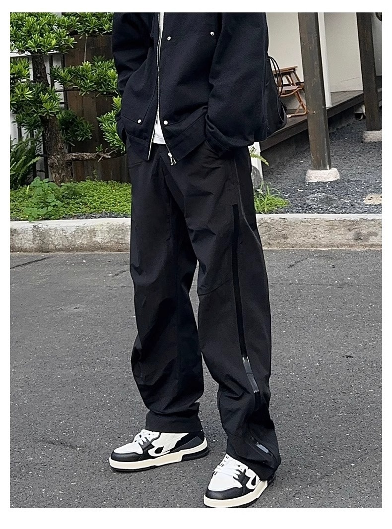 Calça Cargo Masculina 001, Estilo Paraquedista, Moderna, Esportiva, Corta-Vento, para Caminhadas, Casual, Primavera, Esqui_voghion.com
