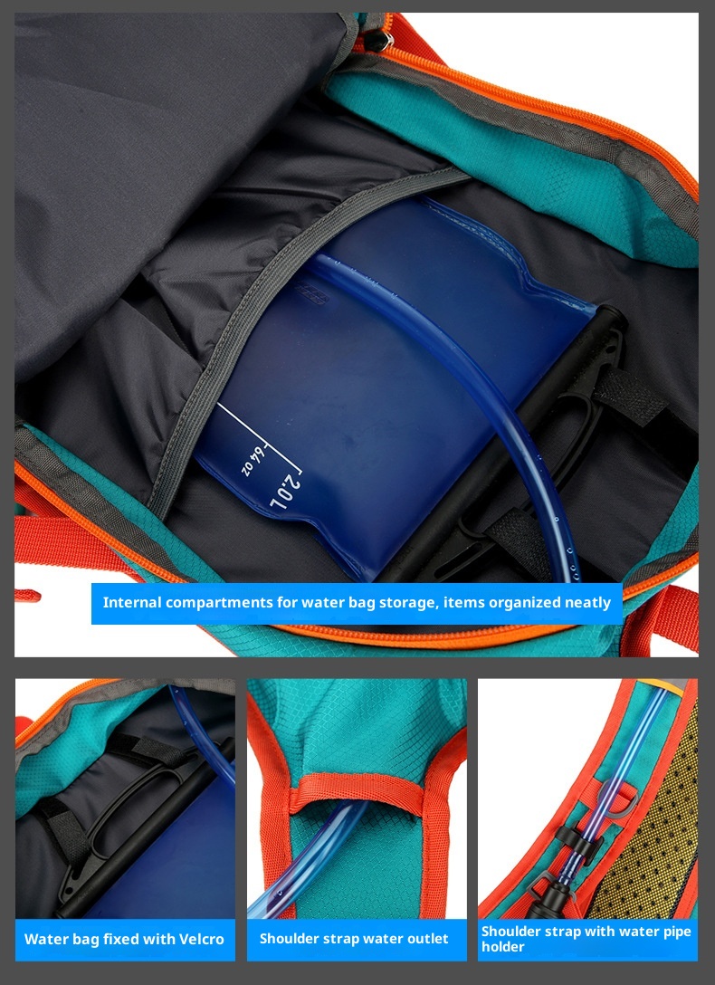 ActiveGo Cross-border New Trendy Outdoor Cycling For Men, Borsa da trekking sportiva di alta qualità, Zaino da viaggio di grande capacità_voghion.com