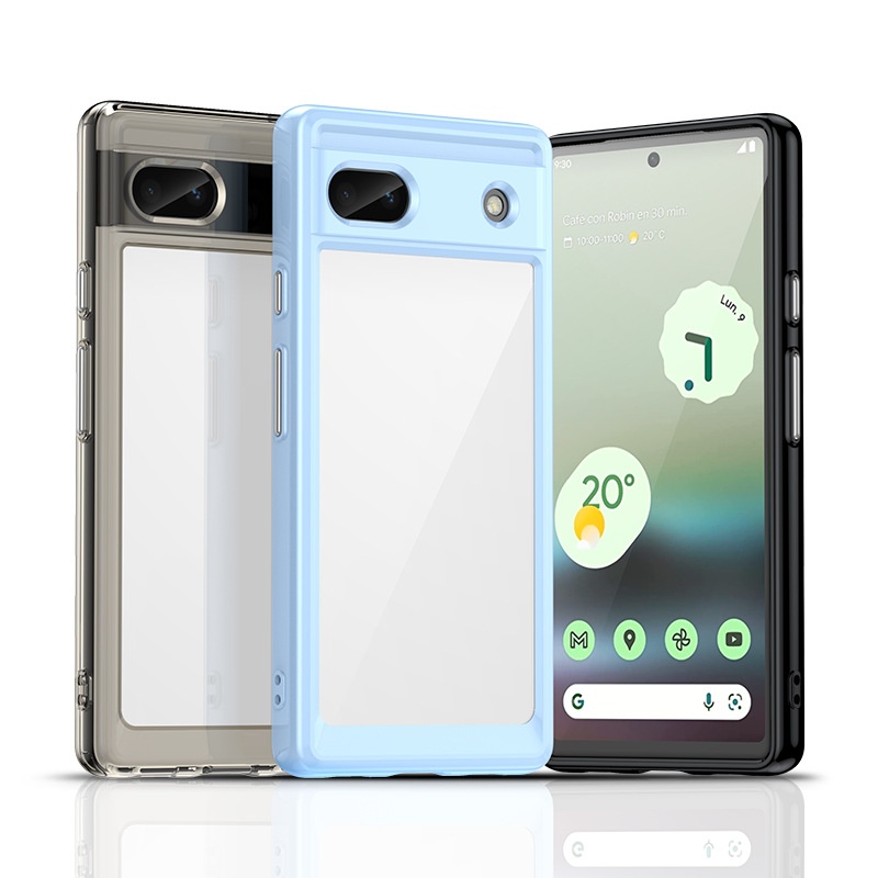 TechGlobe Compatibel met 6A Telefoonhoesje Pixel Fold Google 8 Pro Kleurrijke Volledige Bescherming Anti-val Hoes_voghion.com