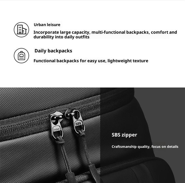 Zaino da viaggio ActiveGo da uomo, grande capacità, impermeabile, per studenti, viaggi d'affari, escursioni, brevi viaggi, per uomo_voghion.com