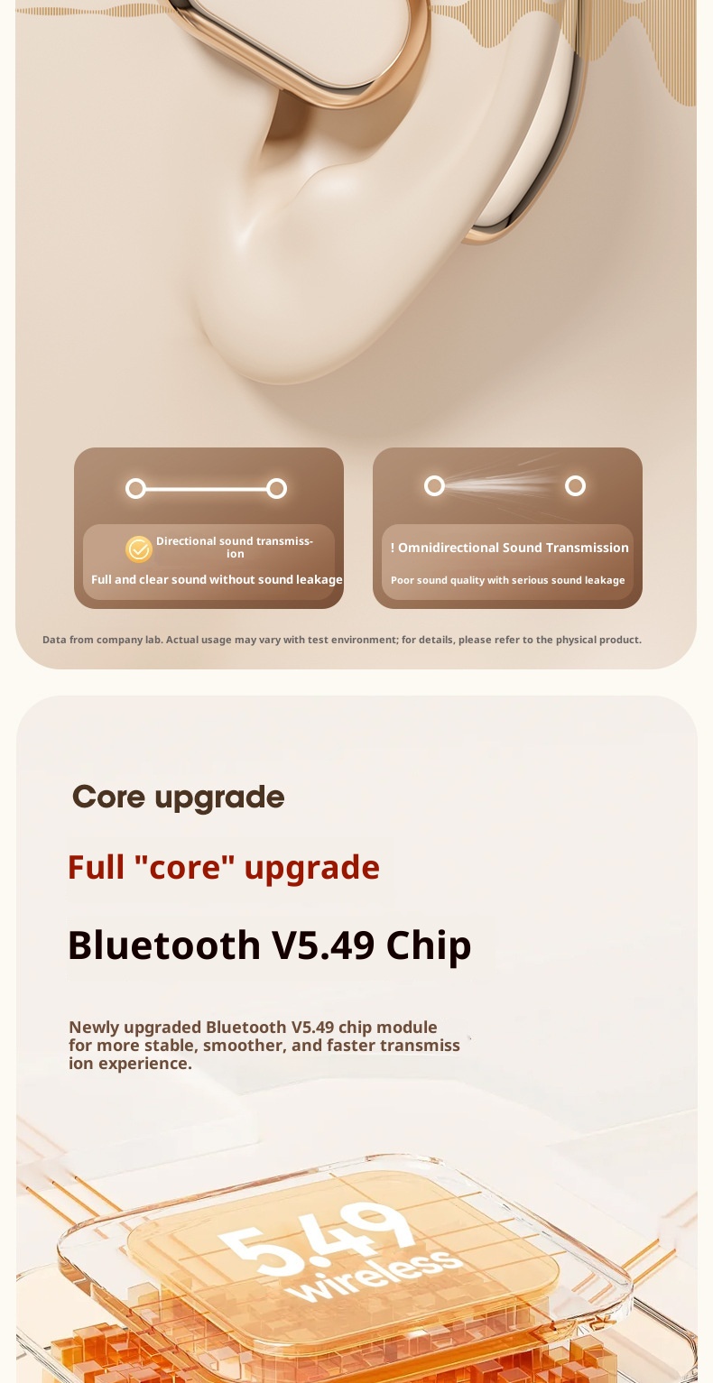 3c Premium M76 Open Draadloze Bluetooth-oortelefoons Air Bone Conduction Oorhaak Hardloop-sporthoofdtelefoon 5.4_voghion.com