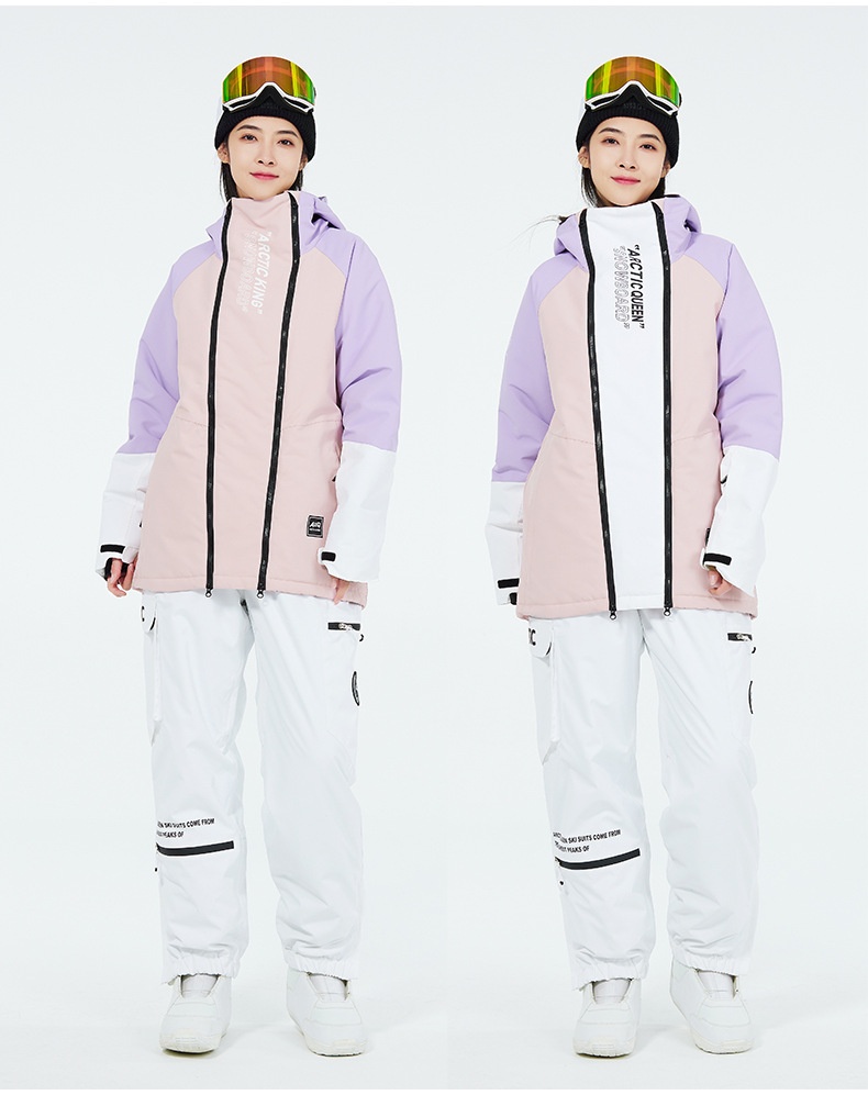 001 Nowy zestaw garniturów dla mężczyzn i kobiet, zimowy, dla par, spodnie snowboardowe i narciarskie, wiatroszczelne, wodoodporne, ciepłe_voghion.com