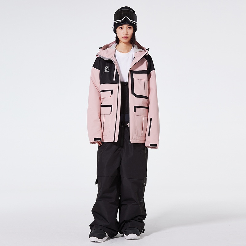 001 New Single Double Board Suit Set For Men Women, Winter Outdoor Waterproof Warm Ski Jacket And Pants, Cross-Border Style_voghion.com