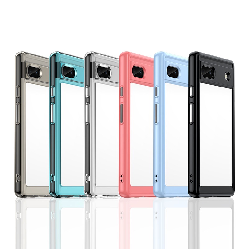 TechGlobe Compatibel met 6A Telefoonhoesje Pixel Fold Google 8 Pro Kleurrijke Volledige Bescherming Anti-val Hoes_voghion.com