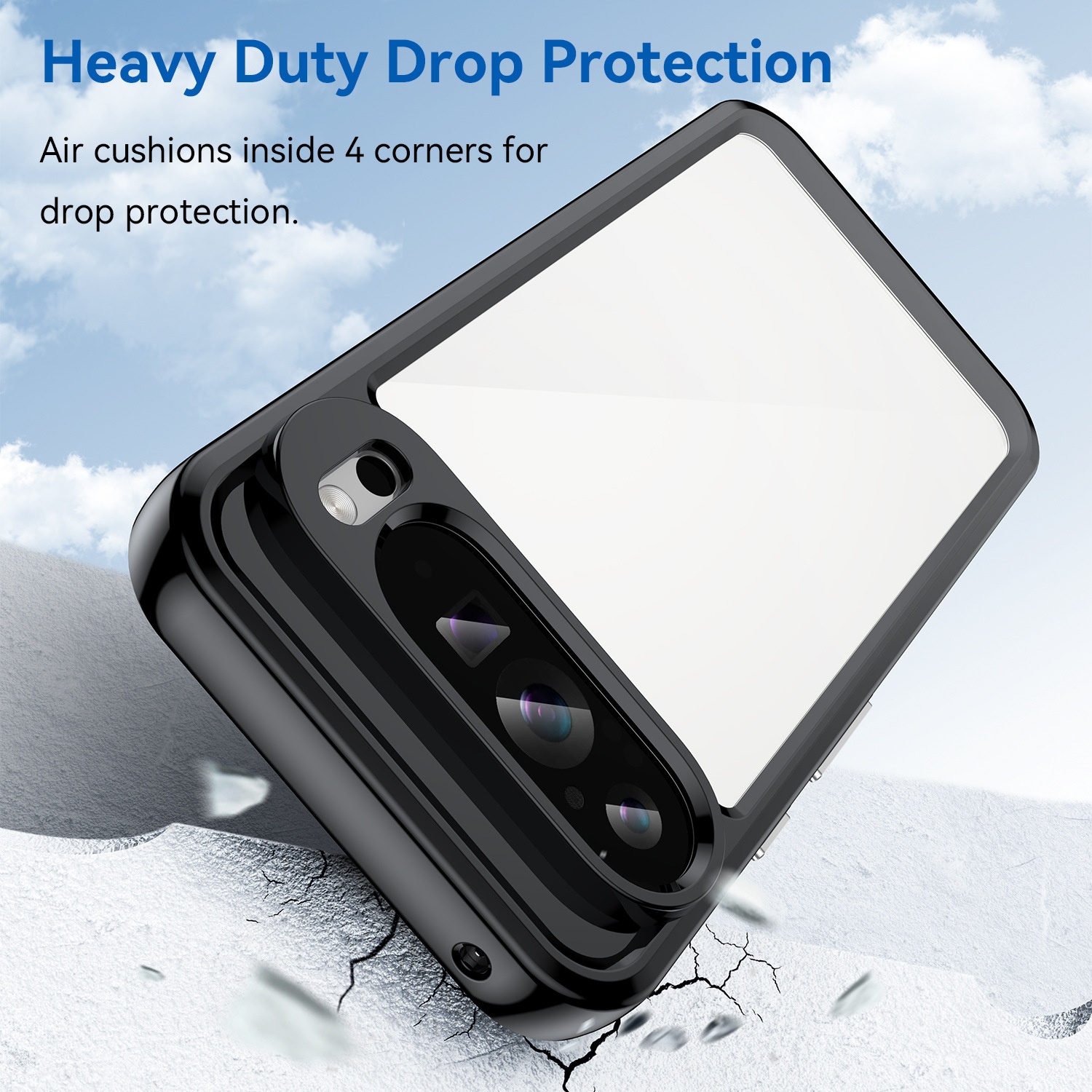 TechGlobe Suitable For Pro Phone Pixel 9 Google 8A Colorful 9A Full Coverage Shockproof Protective Case_voghion.com
