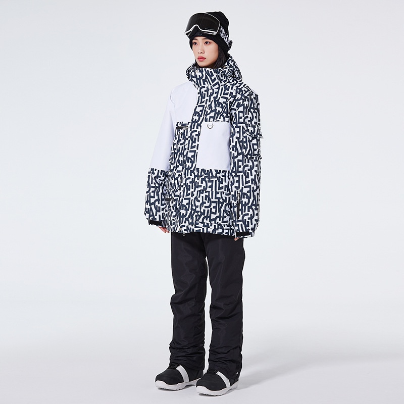 001 2024 Suit Men Women, Snowboard Ski Jacket Pants, Warm New Cross-Border Style, Essential For Ice And Snow Sports_voghion.com