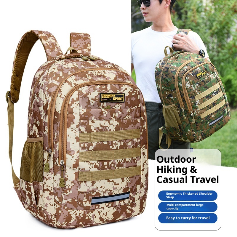 ActiveGo Hiking Casual Backpack For Men, Large Capacity, Lightweight Camouflage Sports Climbing Backpack, Outdoor Camping_voghion.com