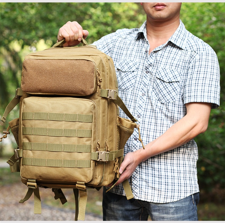 ActiveGo Oxford Waterproof Men's Large Capacity Travel Sports Outdoor Hiking Mountaineering Bag Tactical Backpack_voghion.com