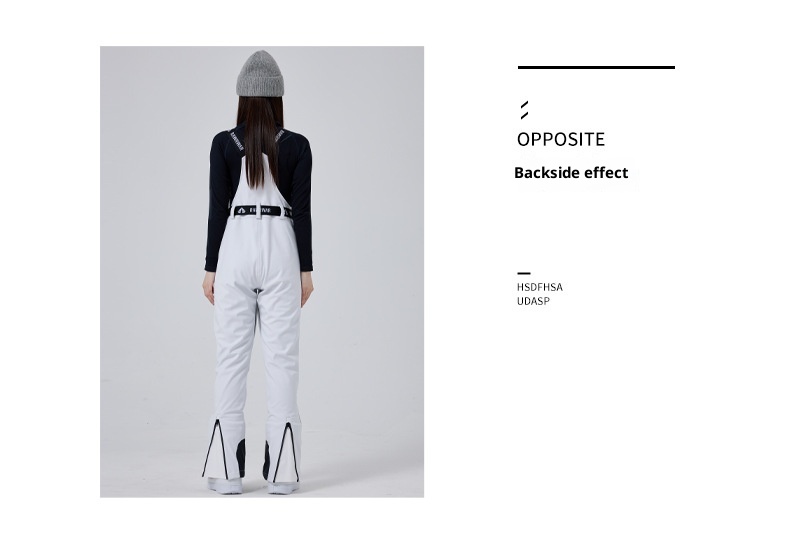 001 Neue, figurbetonte Skihose mit schmalen Trägern für Damen, geeignet für Snowboarden und Skifahren, winddicht, wasserdicht, warm_voghion.com