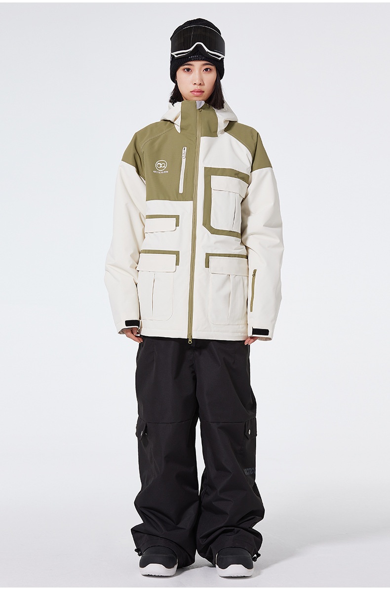 001 New Single Double Board Suit Set For Men Women, Winter Outdoor Waterproof Warm Ski Jacket And Pants, Cross-Border Style_voghion.com