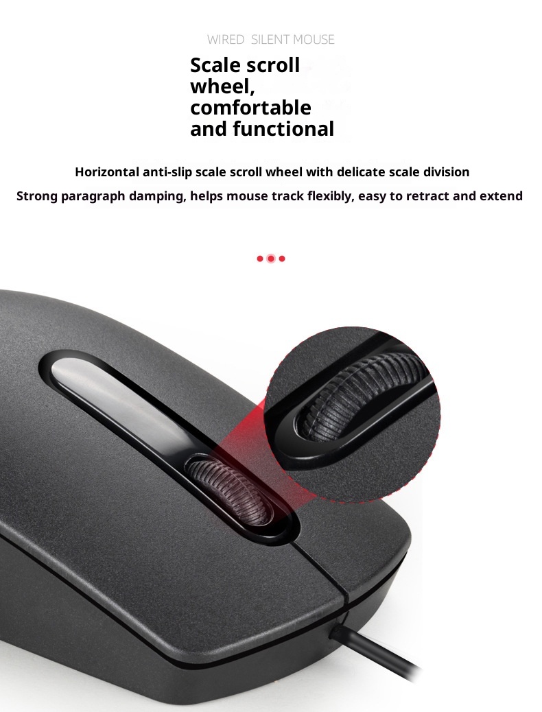 Techglobe New Private Model Wired Gaming Laptop Desktop Office Mouse Silent Design_voghion.com