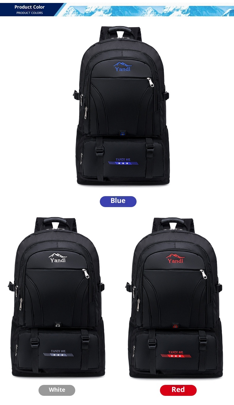 ActiveGo Factory Wholesale Foreign Trade Order Outdoor Sports Backpack Mountaineering Men's Double Shoulder Large Capacity Hiking_voghion.com