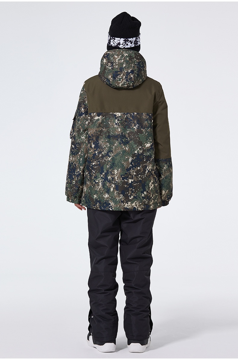 001 Suit Set For Men Women 24-25 Snow Season Windproof Waterproof Warm Ski Jacket And Pants Cross-Border Cold Protection_voghion.com