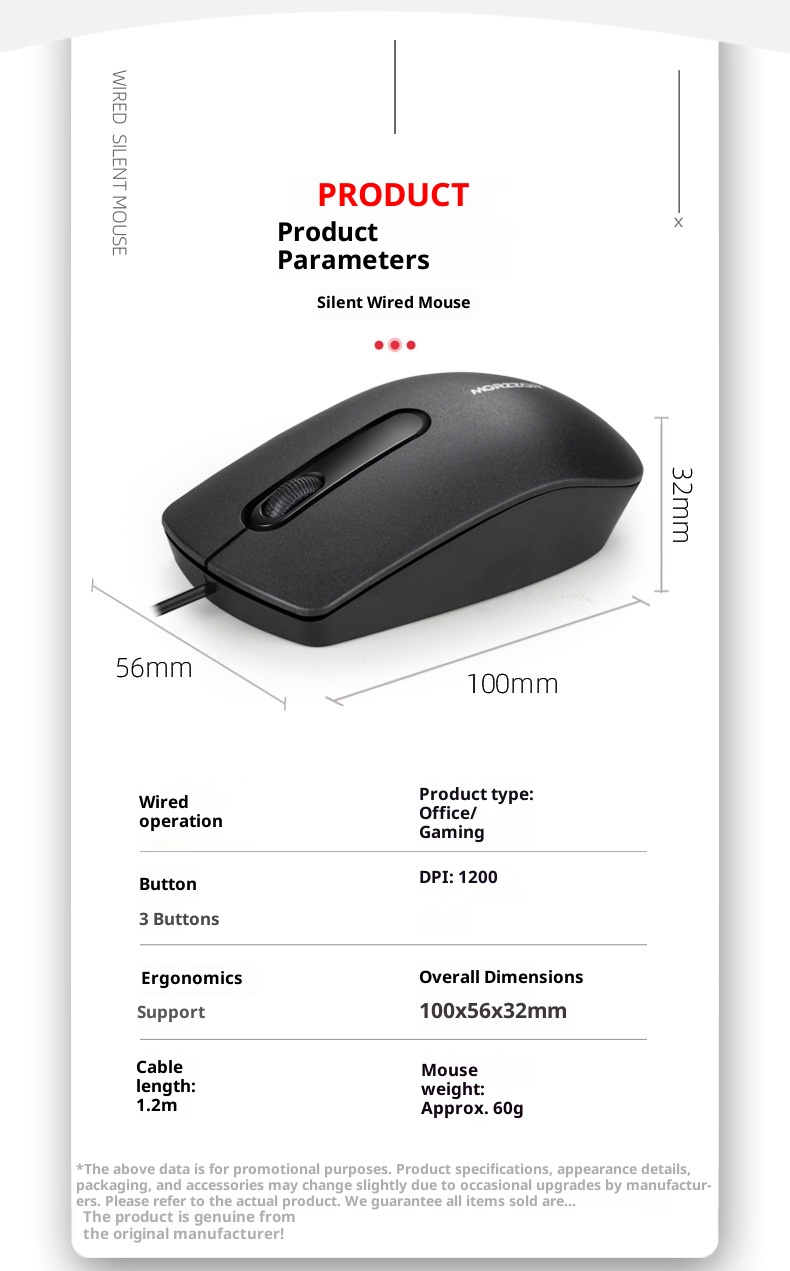 Techglobe New Private Model Wired Gaming Laptop Desktop Office Mouse Silent Design_voghion.com