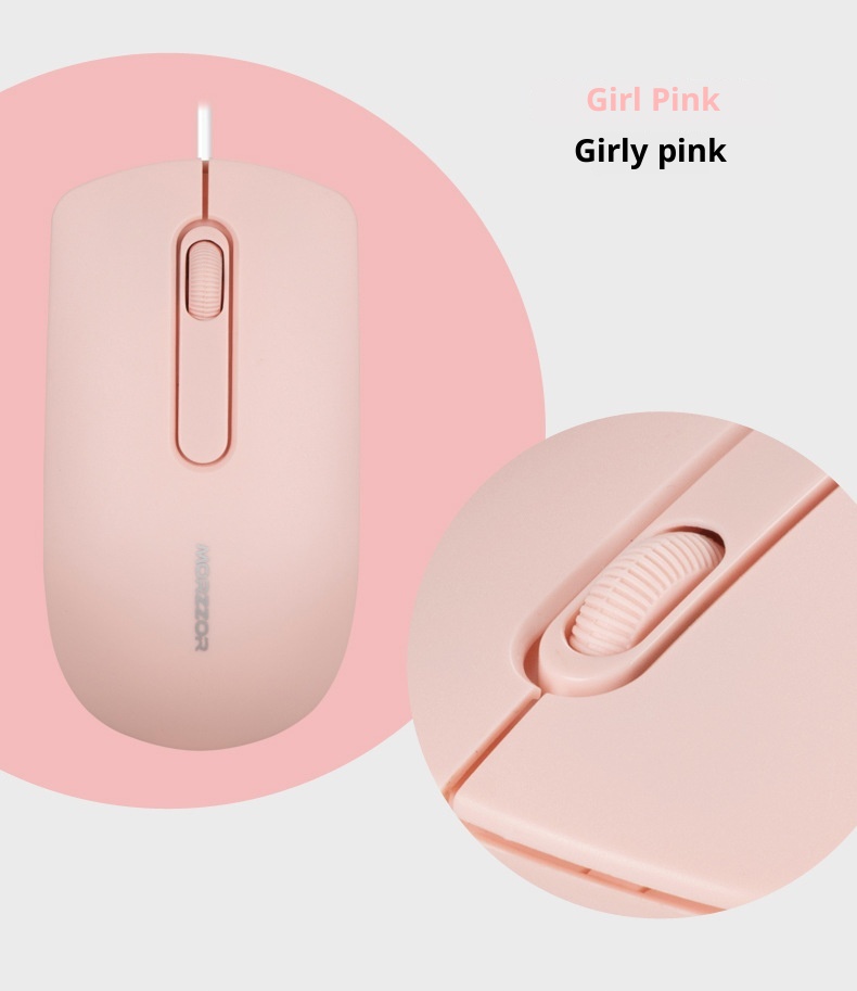 Techglobe New Private Model Wired Gaming Laptop Desktop Office Mouse Silent Design_voghion.com