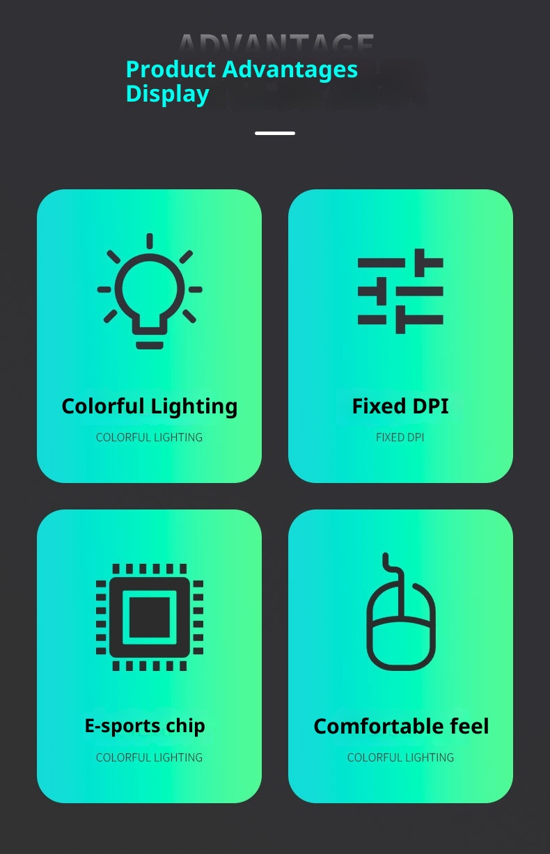 Techglobe Cross-Border Hot-Selling Wired Mechanical RGB Lightweight Gaming PUBG Glowing Mouse Factory_voghion.com