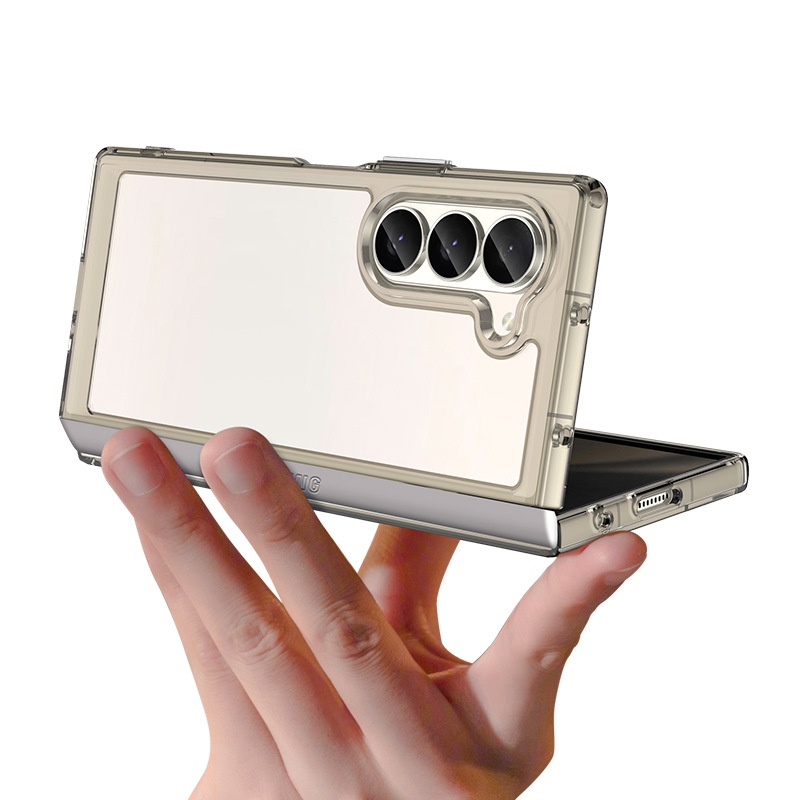 TechGlobe compatibele Flip6 telefoonhoesje Fold6 Samsung Z Fold5 kleurrijke volledige bescherming anti-valhoes_voghion.com