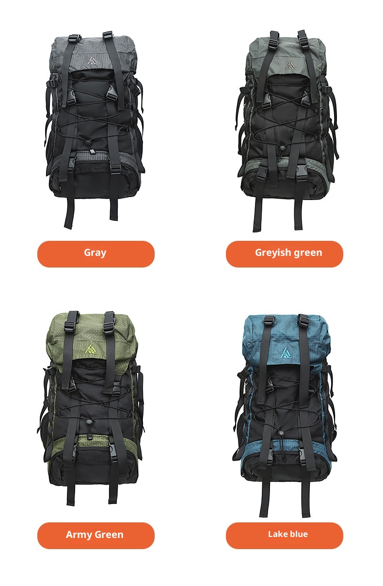 ActiveGo New Large Capacity Bag 55L Outdoor Waterproof Camping Long Distance Hiking Backpack Durable_voghion.com