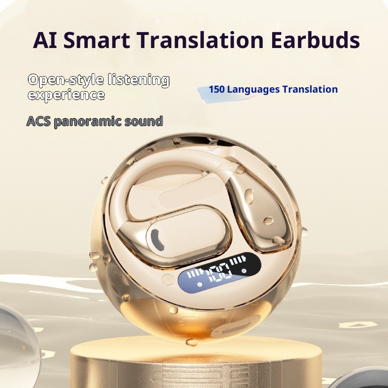 3c M76 Open Wireless AI Translation Bluetooth-oortelefoons Air Bone Conduction-oorhaak voor hardlopen en sport 5.4_voghion.com