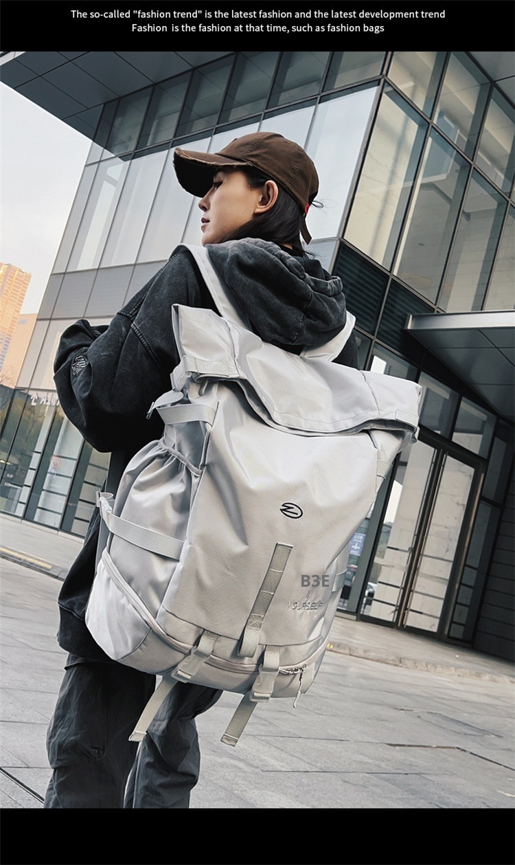 ActiveGo Large Capacity Backpack For Men, Functional Workwear Hiking Outdoor Travel Sports Backpack, Student School Bag,_voghion.com