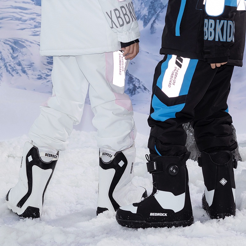 001 Pantaloni da sci e da neve con risvolto, spessi, impermeabili, caldi e antivento, per bambini e bambine, invernali_voghion.com