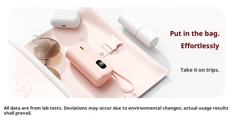 techglobe KC Cross-Border Pocket Capsule Bank 5000mAh Compact Emergency Tail Plug Mobile Power Gift Customization_voghion.com