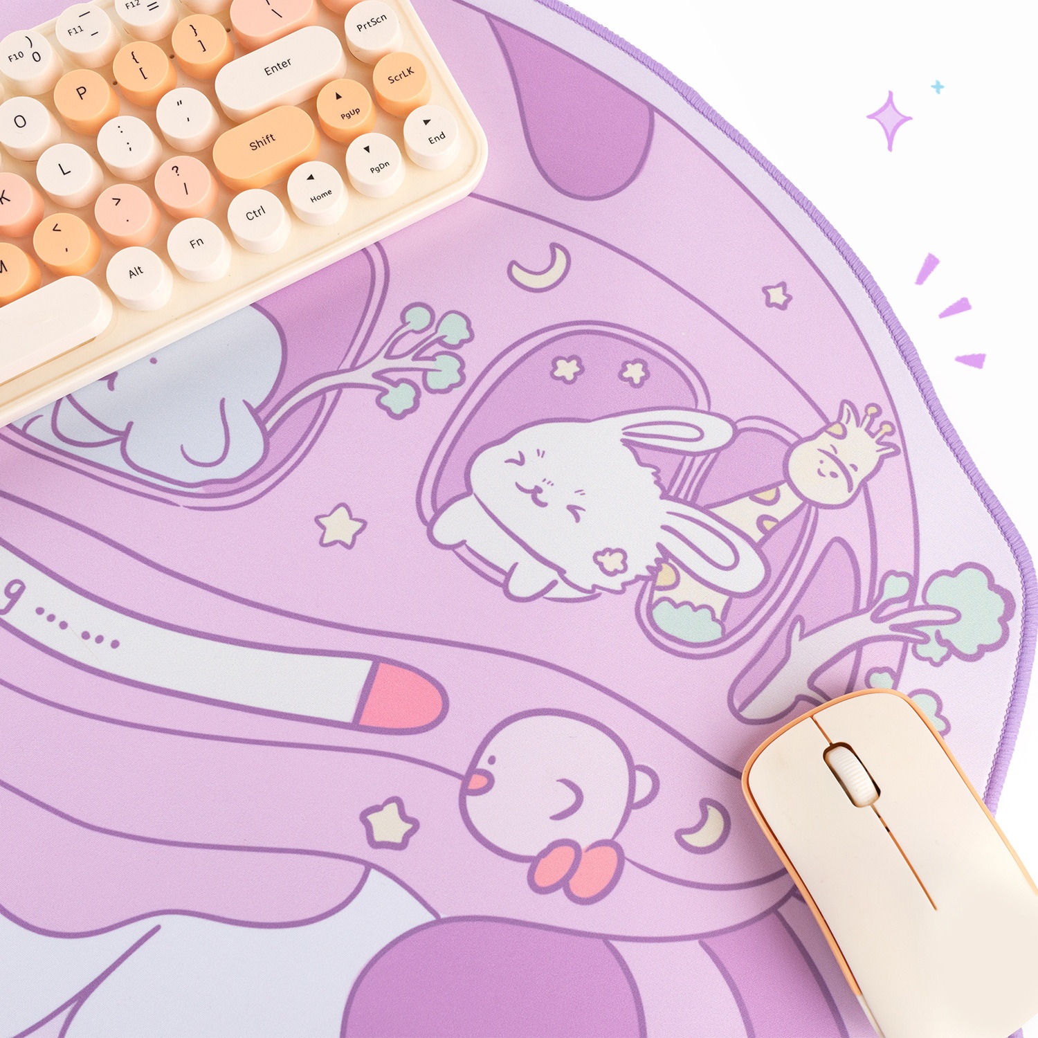 3c Cat Bus Mouse Pad Ins Cartoon Extra Large Wrist Rest Keyboard Tray Office Desk Non-Slip Mat Gaming_voghion.com