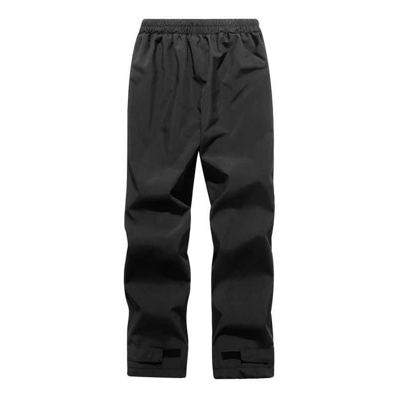 001 Nowe dziecięce spodnie softshell z podszewką z polaru, wiatroodporne, wodoodporne, ciepłe, do uprawiania sportów outdoorowych, narciarskich i pieszych._voghion.com