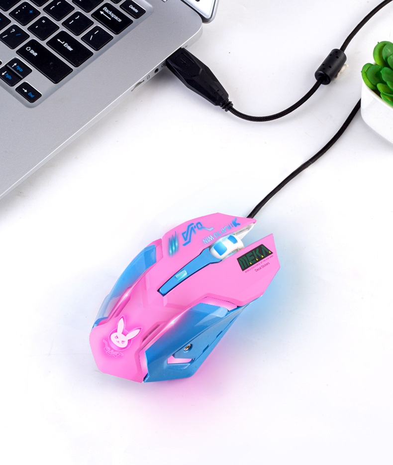 Techglobe Computer Peripheral LOL E-sports PUBG Gaming Accessories USB Mouse_voghion.com