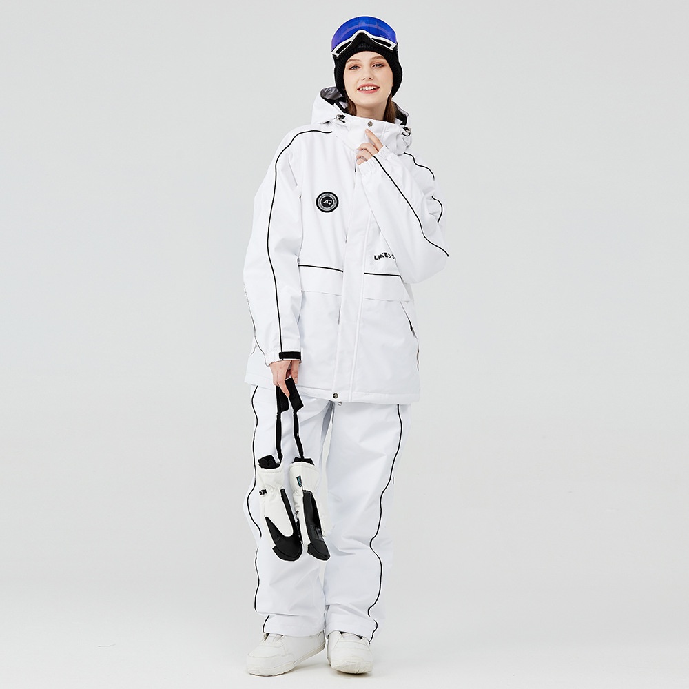 001 2023 For Men Women Winter Warm Thickened Ski Jacket And Pants Snowboard Suit New Cross-Border Model_voghion.com