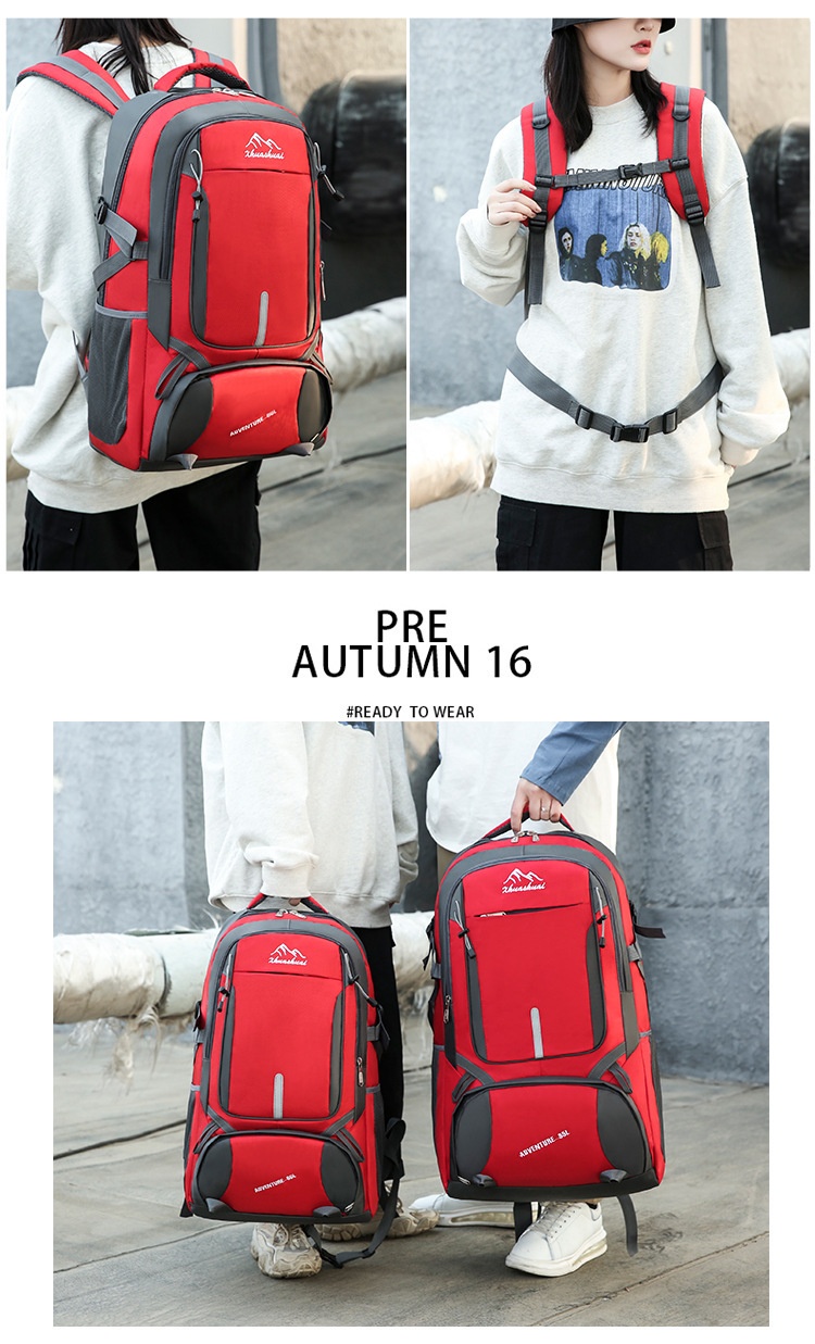 ActiveGo Backpack For Men, Large Capacity Travel Backpack, Sports Men's Oversized Outdoor Hiking Bag, Women's Luggage Bag_voghion.com