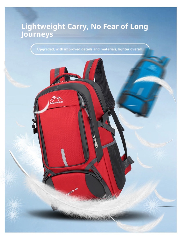 ActiveGo Backpack For Men, Large Capacity Travel Backpack, Sports Men's Oversized Outdoor Hiking Bag, Women's Luggage Bag_voghion.com