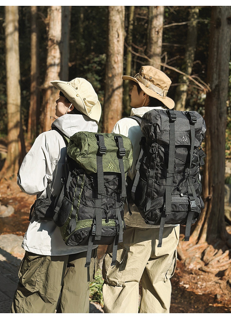 ActiveGo New Large Capacity Bag 55L Outdoor Waterproof Camping Long Distance Hiking Backpack Durable_voghion.com