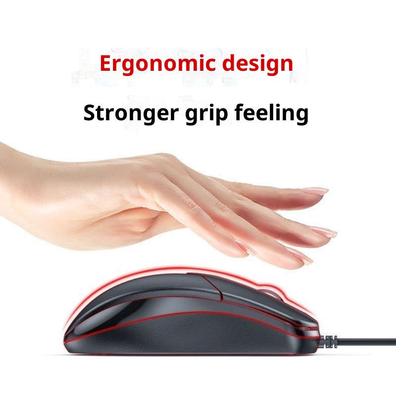 Techglobe Factory In-Stock Direct Sale Cross-Border Hot Item Professional Office USB Wired Colorful Light Silent Gaming LOL Mouse_voghion.com