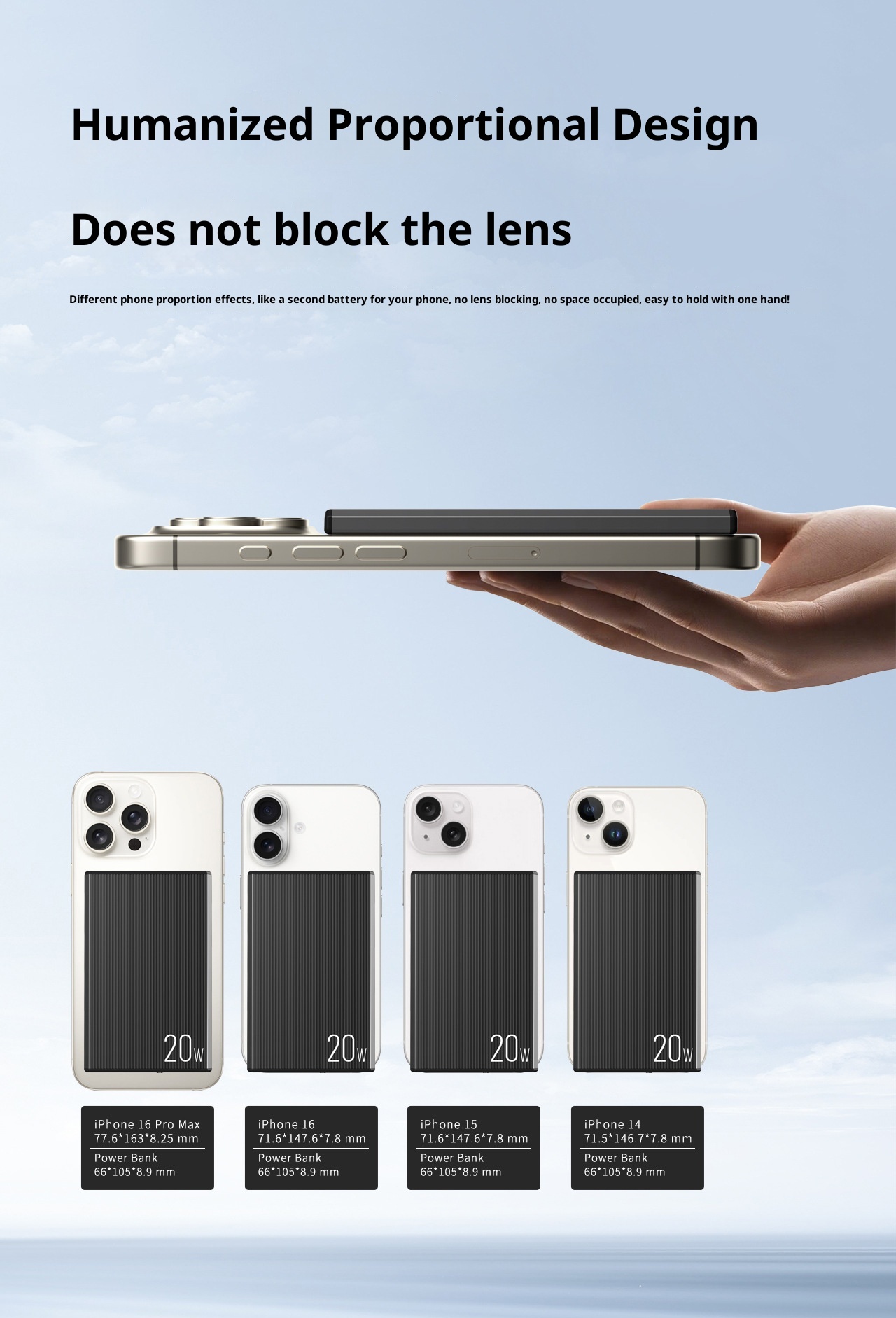 techglobe New Ultra-Thin Magnetic Wireless Power Bank PD20W Two-Way Fast Charging 5000/10000mAh Wholesale_voghion.com