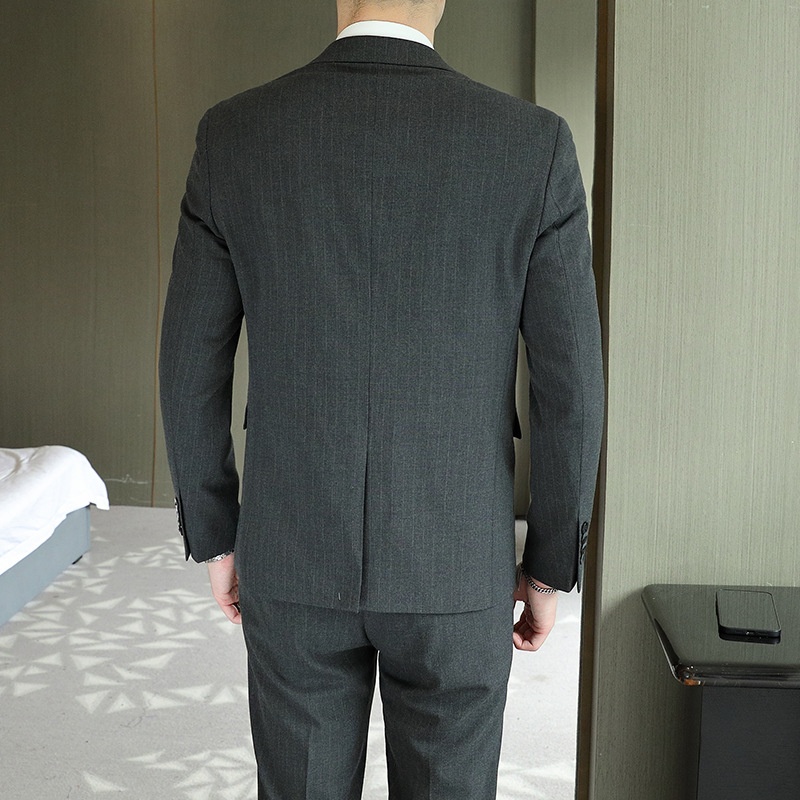 QFV507045555501<2 QFV507045555501<2 Completo da uomo leggero di alta qualità per ufficio e business, completo da uomo, completo da sposo, due pezzi, dropshipping_voghion.com