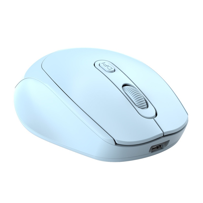 Techglobe Qinlang Smart Mouse wireless silenzioso ricaricabile Bluetooth a doppia modalità per ufficio e computer, disponibile in magazzino, colore Macaron_voghion.com