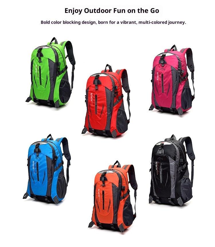 ActiveGo Men's New Lightweight Large Capacity Bag Waterproof Outdoor Multifunctional Travel Hiking Camping Backpack_voghion.com