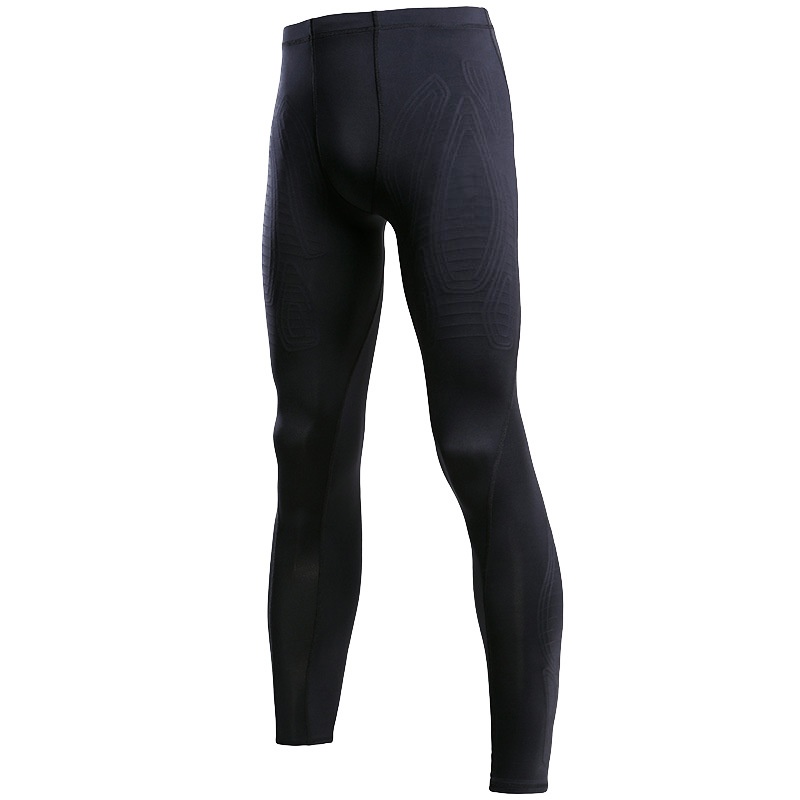 Cross-Border Kompressions-Sporttights für Herren, geeignet für Laufen, Fitness, Training, Marathon, hochelastisch, schweißabsorbierend und atmungsaktiv._voghion.com