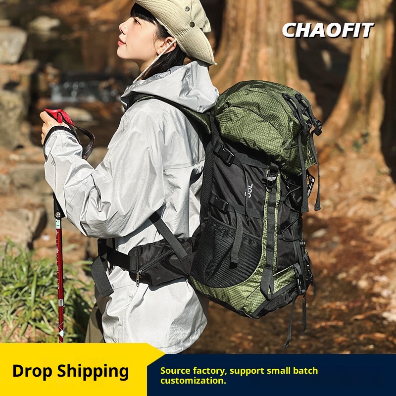 ActiveGo New Large Capacity Bag 55L Outdoor Waterproof Camping Long Distance Hiking Backpack Durable_voghion.com