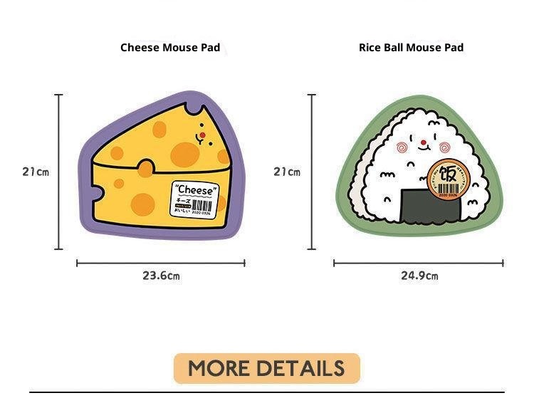 3c Cartoon Personality Mouse Small Non-Slip For Girls Laptop Cute Fresh INS Keyboard Creative Pink Soft Pad_voghion.com