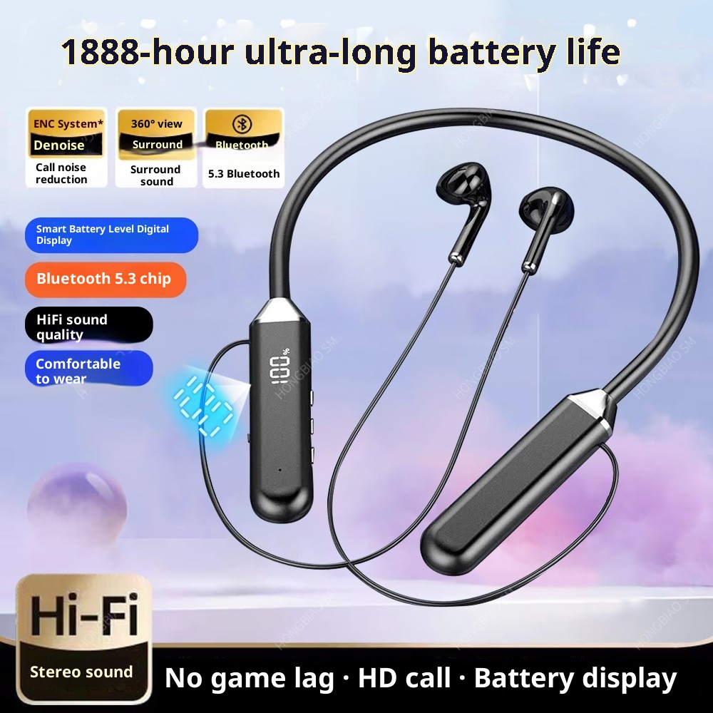 3c Bluetooth-Kopfhörer für Huawei und Xiaomi – Neues Sportmodell mit Geräuschunterdrückung, Nackenbügel und extrem langer Standby-Zeit_voghion.com