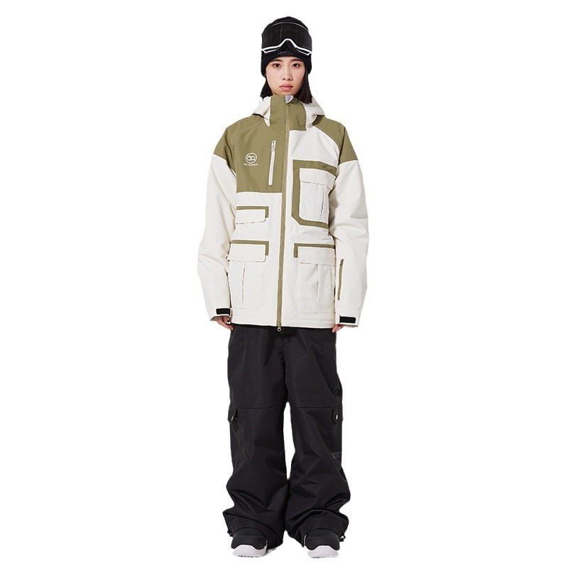 001 New Single Double Board Suit Set For Men Women, Winter Outdoor Waterproof Warm Ski Jacket And Pants, Cross-Border Style_voghion.com