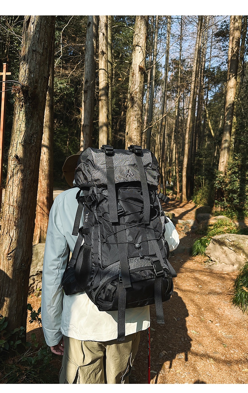 ActiveGo New Large Capacity Bag 55L Outdoor Waterproof Camping Long Distance Hiking Backpack Durable_voghion.com