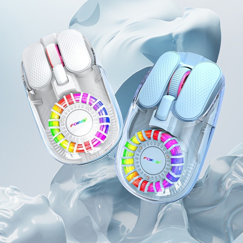 Souris de jeu sans fil Bluetooth Techglobe M7 légère à trois modes de chargement (vente en gros)_voghion.com