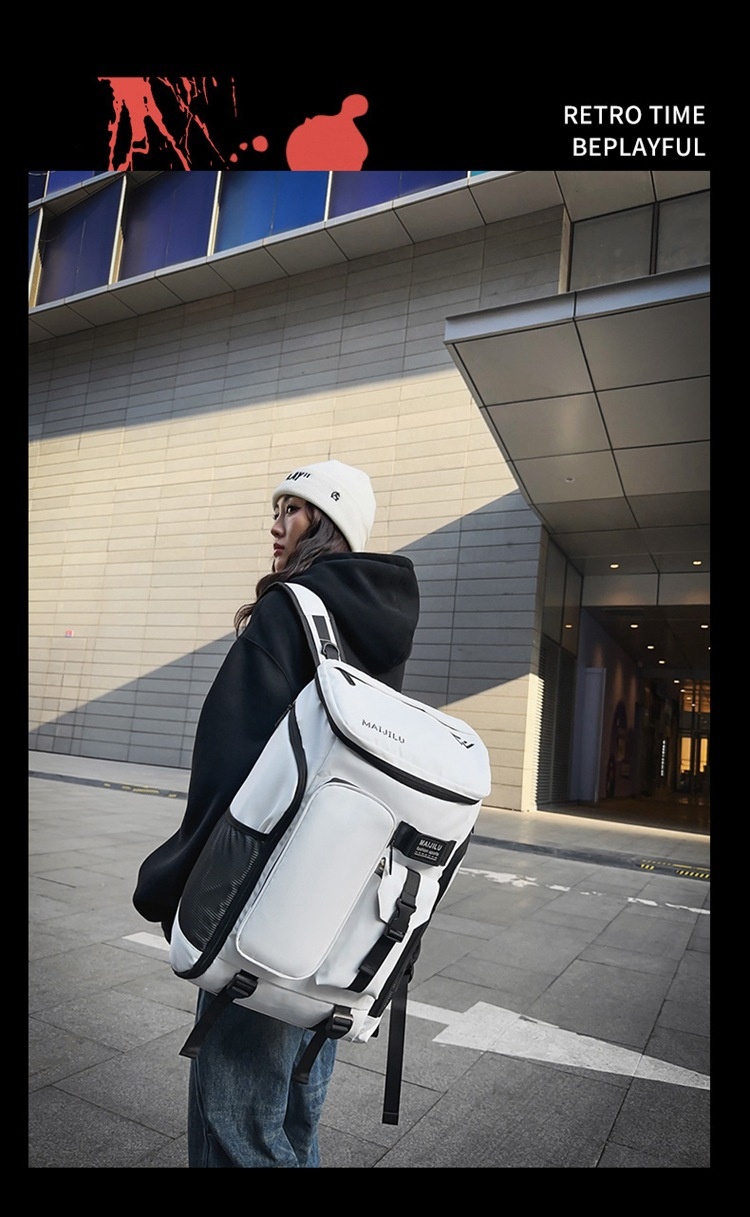 ActiveGo Nuovo Zaino Sportivo da Badminton per Uomo Grande Capacità Multiuso Borsa da Viaggio per Escursionismo all'Aperto Resistente all'Acqua_voghion.com