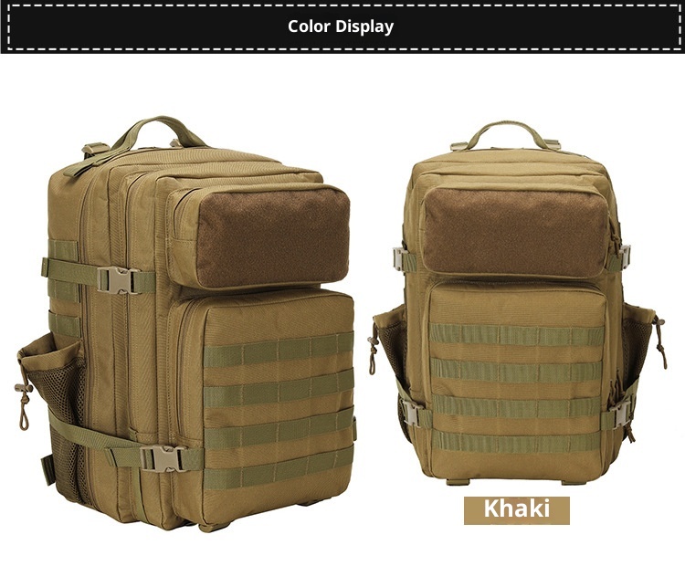 ActiveGo Oxford Waterproof Men's Large Capacity Travel Sports Outdoor Hiking Mountaineering Bag Tactical Backpack_voghion.com