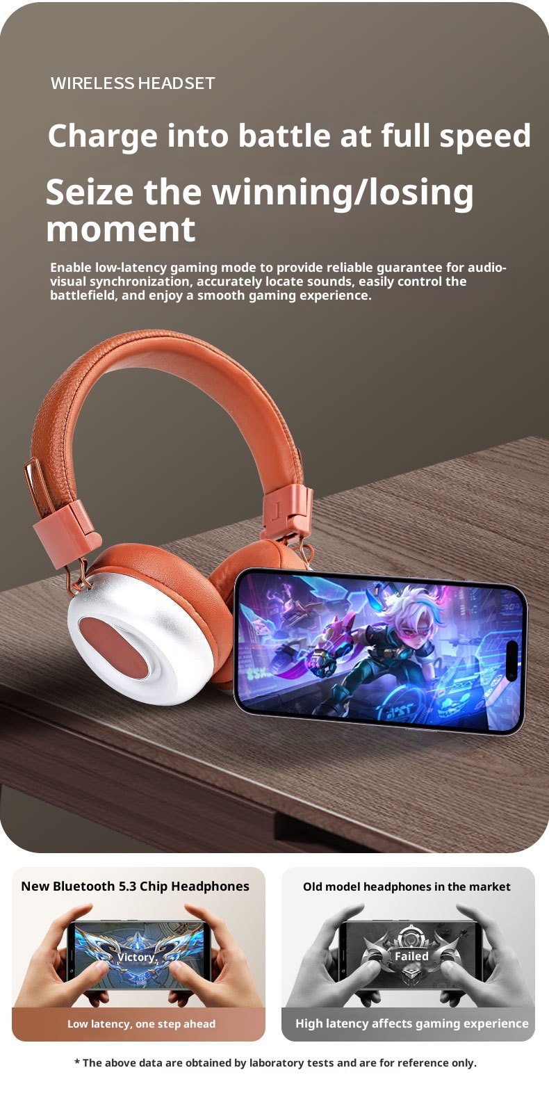3c 2025 Nieuwe Retro Over-Ear Hoofdtelefoon Gaming Bluetooth Headset 5.3 Draadloze Oordopjes Lange Batterijduur Ruisonderdrukking_voghion.com