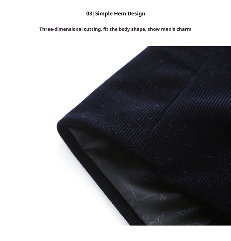 QFV507045555501<2 QFV507045555501<2 Giacca da uomo casual in velluto a coste pregiato, fornitura diretta dalla fabbrica, nuovo cappotto_voghion.com